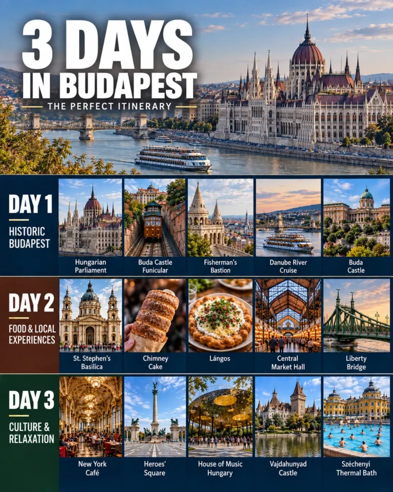 Budapest 3 days Litenary